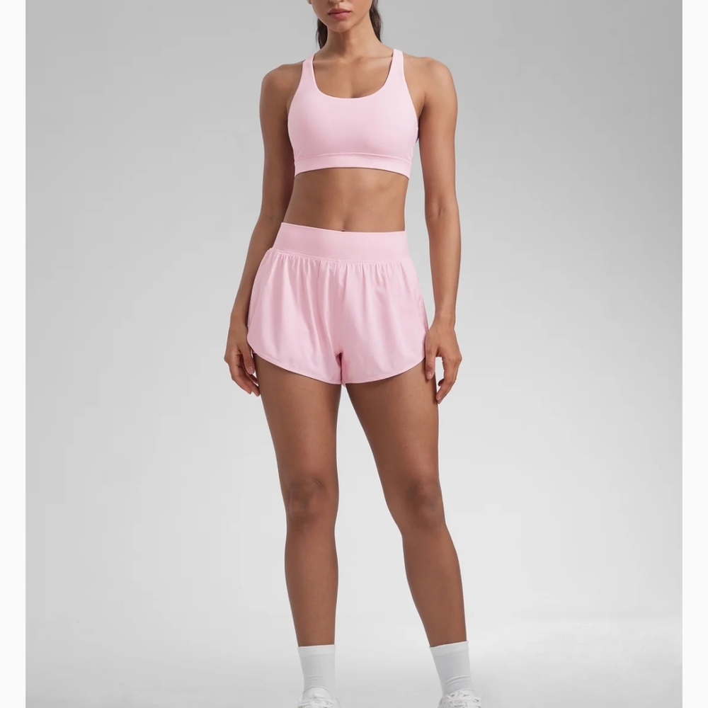 CRZ YOGA Light Pink Sports Bra